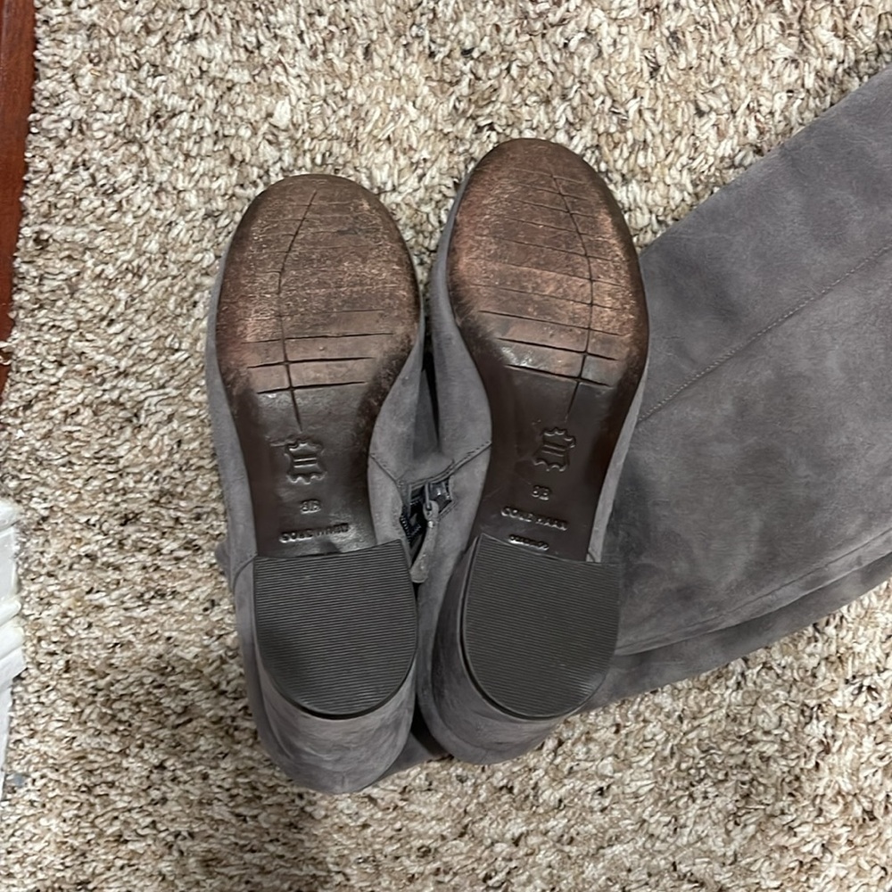 Cole Haan over the knee suede boots - Picture 6 of 6